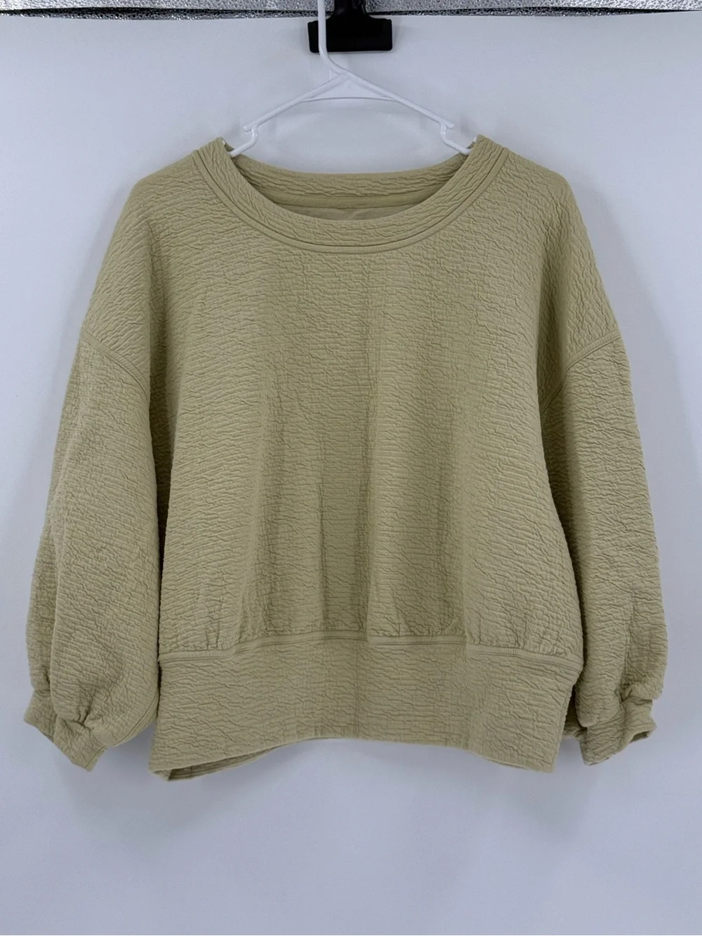 Lululemon Textured Crewneck Pullover‎ Dew Green 12